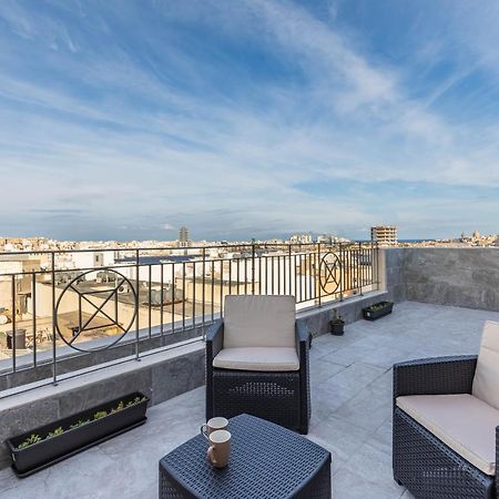 Terrace View-Stylish Two Bedrooms Fully Ac-Wifi Penthouse Msida Exterior photo