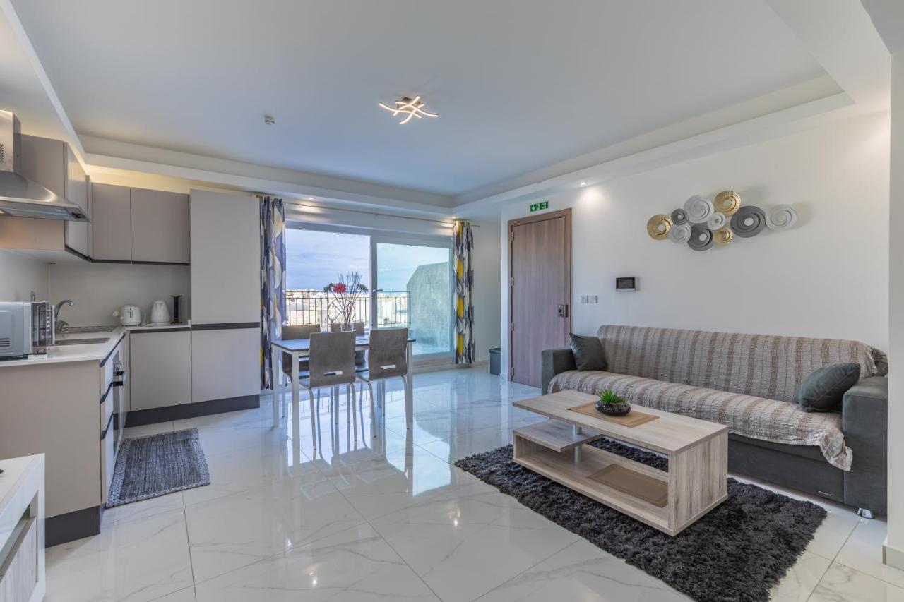 Terrace View-Stylish Two Bedrooms Fully Ac-Wifi Penthouse Msida Exterior photo