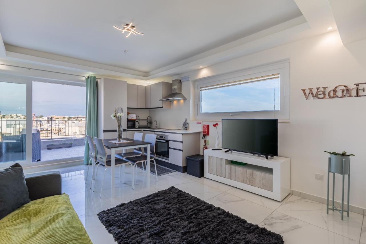Terrace View-Stylish Two Bedrooms Fully Ac-Wifi Penthouse Msida Exterior photo
